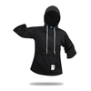 Unisex Lined Solid Mid Sleeve Hoodie
